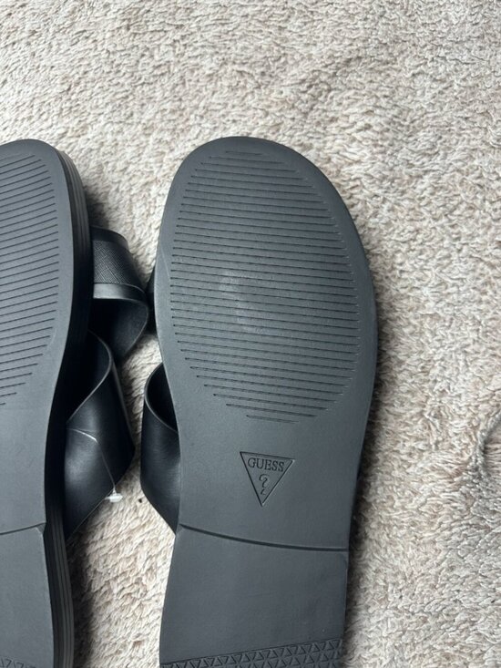 Guess Mens Size 13 Sandals Slides Slip On Shoes Black New main image 14